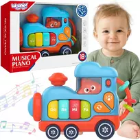 WOOPIE BABY interaktyvus muzikinis fortepijonas Lokomotyvas