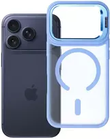 Dėklas Case for iPhone 18 Pro / 17 Pro Forcell F-Protect Shadow Stand Premium compatible with MagSafe light mėlynas