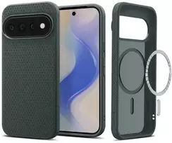 SPIGEN LIQUID AIR MAG MAGSAFE DĖKLAS GOOGLE PIXEL 11 PRO ABYSS Žalias