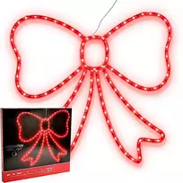 KOOPMAN DEKORACINIS KASPINAS 55CM RAUDONAS 120 LED 169793