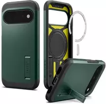 SPIGEN TOUGH ARMOR MAG MAGSAFE DĖKLAS GOOGLE PIXEL 11 ABYSS Žalias