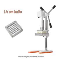 Manual Vegetable Cutter: French Fry, Cucumber, and Radish Dicing & Drying Machine gray