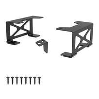 Under Desk Console Holder Desktop PC Bracket For Home Office Gaming Organization Easy Install Space Saving Metal Mount 1