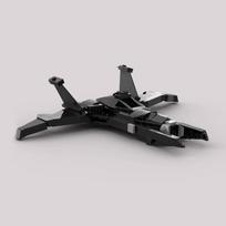 MOC Children's Gift Building Blocks Batman Tank Compatible with Arkham Batwing Model Male Assembled Toy