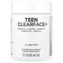 Codeage Paauglių veido valymo vitaminas visų tipų odai, 60 kapsulių 60 pcs - 1 ea