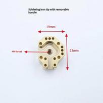 1 Set T12/JBC245/936/203/200 Joystick Disassembly Tool Heating Core Brass Soldering Iron Tip for Xbox PS4 PS5 Switch Pro