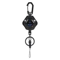 Custom Logo Retractable Keychain Reel, Durable Anti-Lost ID Badge Holder with Clip for Workers & Hiking juoda