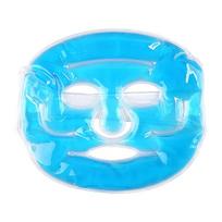 Dual-Use PVC Gel Face and Eye Ice Pack Mask for Hot and Cold Therapy blue