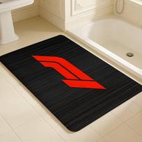 Lenktyninio automobilio F1 Durų kilimėlis Šiaurietiško stiliaus Miegamojo Svetainės Durų kilimėlis Namų Balkono Neslystantis Alfombra 40X60CM white