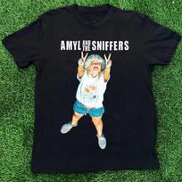 NEW Amyl and the Sniffers Funny Gift For Fan Black All Size Shirt AR113 S white
