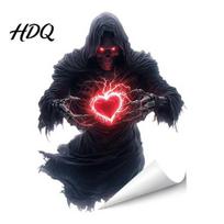 Weather Resistant Glass Ornaments Halloween Ghost Skeleton Grim Reaper Static Window Clings Horror Break Through Removable Haunted House Decorations A black