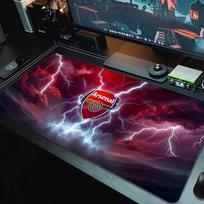Arsenal Futbolo Klubas Pelės Padas Didelis Žaidimų Stalo Pagalvėlė Neslystantis Nešiojamojo Kompiuterio Planšetinio Kompiuterio Didelis Pelės Padas XXL Kilimėlis Mini PC Žaidimų Kilimėlis Su Užrakinamu Kraštu_XIA 30cmx80cm(11.8x31.5inch)