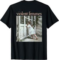 Violent Femmes First Album Gift For Fan Black All Size Shirt Unisex T-Shirt S įvairiaspalvis
