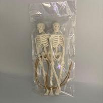 Halloween Skeleton Decoration: 90cm Human Skull Skeleton Ornament for Parties & Hanging Decor gray