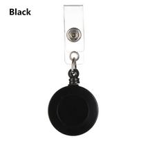 Fashion 360° Rotation Retractable Badge Reel Nurse Display ID Name Card Badge Holder gray