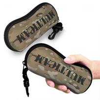 Multicam Military Trout Camo Shell Glasses Case Protective Sunglasses Box Women Men Soft Eyeglasses Bag Pouch One Size black