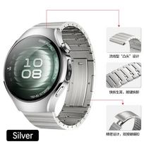 22 mm titano apyrankė Huawei Watch 5 46mm laikrodžiui Smart Watch Quick-release apyrankė Huawei Watch GT5 Pro/4 Pro/GT5 4 3 laikrodžiams 22mm Width strap sidabras