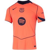 Nike FC Barcelona 2025/26 Stadiono trečias vyriškas Nike Dri-FIT Total 90 futbolo replikos marškinėlis HM3201-855 Tangerine Orange oranžinė