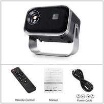 Naujas A003 nešiojamas mini projektorius Wifi Wireless Sync Namų kino teatras LED vaizdo projektorius Full HD 1080P 4K Cinema Smart TV AU Plug juoda