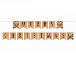 Popierinė girlianda "Merry Christmas", 250 x 13cm (PF-GMCG) 9287