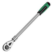 Industrial Ratcheting Wrench 72 Teeth High Torques Performances 460-610mm Adjustable Handle Length Ergonomic Rubber Grip For Confined Space 1