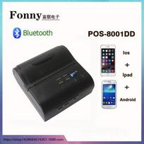 80MM Bluetooth Thermal Printer for Android & Apple - Portable Special Offer Model POS-8001DD, Australian Standard black