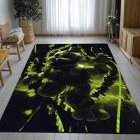 Horror Freddy F-FNAF Games Living Room Non-Slip Area Rug Soft Carpet for Bedroom Kids Playroom Sofa,Home Decor Doormat Gift 40x60cm gray