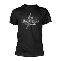 Linkin Park Smoke Logo Official Tee T-Shirt Mens Unisex M black