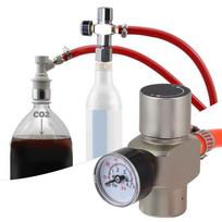 Tr21x4 CO2 Mini dujų reguliatorius statinės adapteris manometras įkroviklio rinkinys sodos priedai