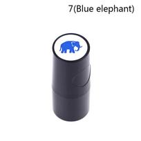 1 vnt. Golfo kamuoliuko spaudas, žymeklis, įvairūs raštai, greitai džiūstantis, ilgai išliekantis 7(Blue elephant) gray