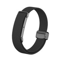 Austas Nailoninis Fitneso Sekiklio Dirželis Elastinga Bicepsinė Juosta Rankos Juosta Google Fitbit Air Moterims Vyrams 25cm juoda