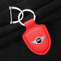 Odinis automobilio raktų pakabukas Skydo stiliaus raktų laikiklis Pakabukas Mini Cooper JCW R50 R52 R53 R55 R56 F54 F55 F56 F60 CLUBMAN COUNTRYMAN uylez55 red