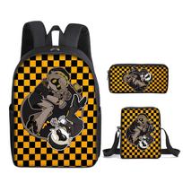 Classic Popular Murder Drones 3D Print 3pcs/Set pupil School Bags Laptop Daypack Backpack Inclined shoulder bag Pencil Case