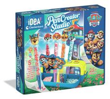 Kūrybinis rinkinys Clementoni Paw Patrol rašiklio kūrimo studija, 5 rašikliai ir lipdukai