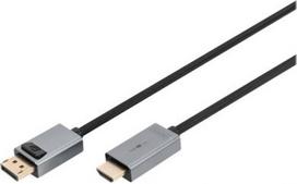 Digitus 4K DisplayPort Adapter Cable, DP - HDMI Type A | DB-340202-018-S | 1.8 m DB-340202-018-S | 4016032481249