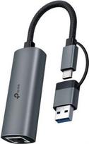 TP-LINK USB Type-C to RJ45 Gigabit Ethernet Network Adapter | UE310C | Ethernet LAN (RJ-45) ports 1 | MU-MiMO No | no PoE UE310C | 1210002601306