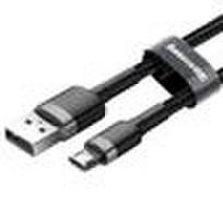 Baseus Cafule Micro USB kabelis 2,4A 1m (pilka + juoda)