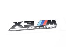 BMW X3 M F97 Konkurencija Galinė bagažinės emblema su užrašu 51148077609 Originali