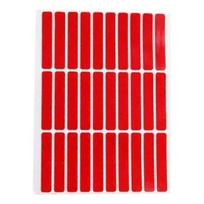 30Pcs Transparent Nail Tip Adhesive Glue Stickers Nail Display Stand Tape FALSE Double-sided Tape Strip red