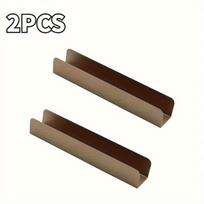2 nelimpančių U formos formelių pakuotė, auksinės, sausainiams / pyragams / duonai