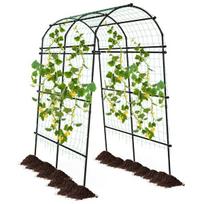 Sodo arka vijokliniams augalams Costway, 181 x 110-160 x 230 cm