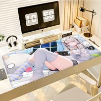 Mouse Pad Anime Girl Computer HYBXAXC Accessories Mousepad Office PC Gamer Cabinet Asumi Sena VSPO Keyboard Pad Cute Desk Mat 400x800x2MM