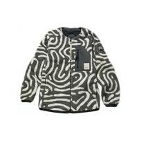 Canada Goose x NBA x Salehe Bembury Kelowna Boreal Fleece Northwood Khaki/Black Men Streetwear 7017USB-1232 XXL white
