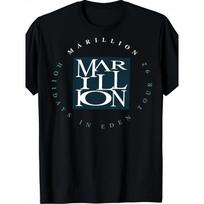 Klasikinio roko stiliaus unisex marškinėliai Marillion Holidays In Eden Tour 92 Muzikinės grupės dizainas Vasaros ir rudens drabužis Puiki dovana muzikos mėgėjams ir roko gerbėjams M įvairiaspalvis