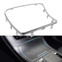 Automobilio Gėrimų Puodelio Laikiklis Chromuota Juostelė Rėmelio Apdaila Mercedes BENZ C W205 C200 C250 C300 C400 GLC W253 GLC200 sidabras
