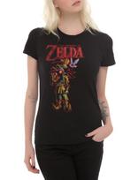 Zelda Juniors The Legend of Zelda Majora's Mask Skull Kid Black Shirt NWT 2XL 3XL