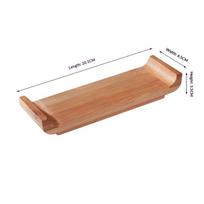 Bamboo Sushi Board Rectangular Plate Cooking Sashimi Basin Japanese Korean Cuisine Tableware Serving Plate Tray L brown