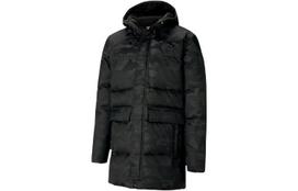 PUMA Down Jackets Men's Black Hooded Moderate 585502-01 S black