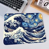 Great Wave Small Mouse Pad Gamer Desk Mat Carpet 22*18/25*29cm Mousepad Rugs Keyboard Computer Mauspad Pc Accessories Office 250X200X2MM gray