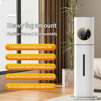 8L Large Humidifier with LED Display, Smart Control, Ultra Cool Mist for Whole Room Use, Home and Office EU black